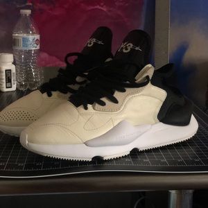 Y-3 KAIWA SNEAKER SIZE 9 IN CORE WHITE